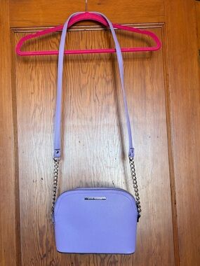 Steve Madden Lavender Crossbody with Chain Accent